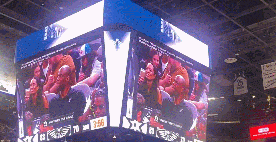 名宿来助阵！马刺功勋“海军上将”来到现场看球 球迷掌声雷动